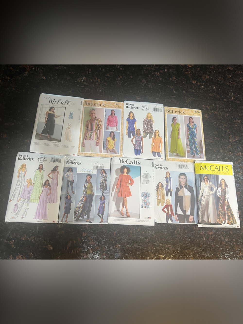 McCall's & Butterick Pattern Maxi Skirt Collection — Multi-Color